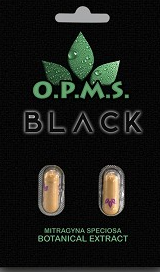 OPMS Black 2 ct caps Kratom Capsules Candy Shop Cannabis & Kratom