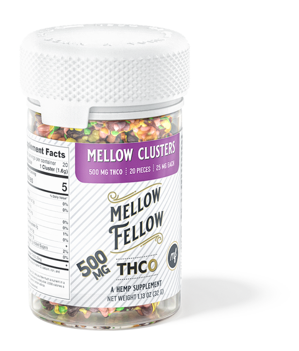Mellow Clusters – THCO 500 mg – Mellow Fellow Edibles Candy Shop Cannabis & Kratom