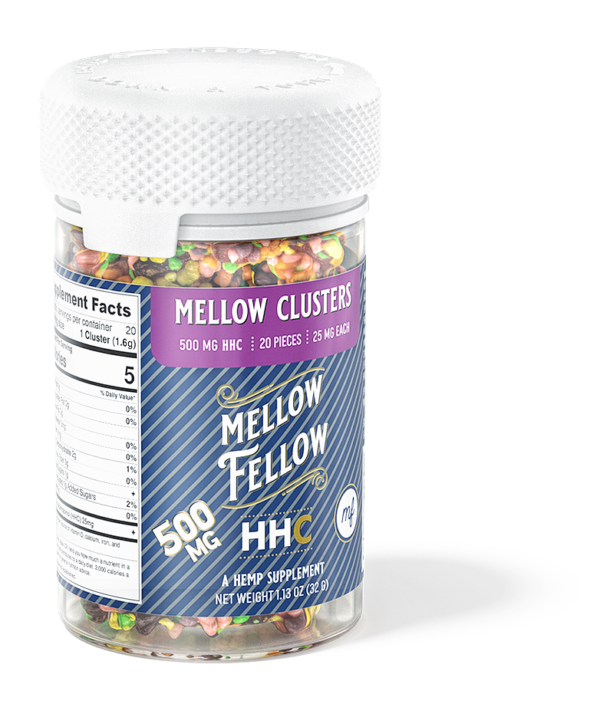 Mellow Clusters – 500 mg HHC – Mellow Fellow Edibles Candy Shop Cannabis & Kratom